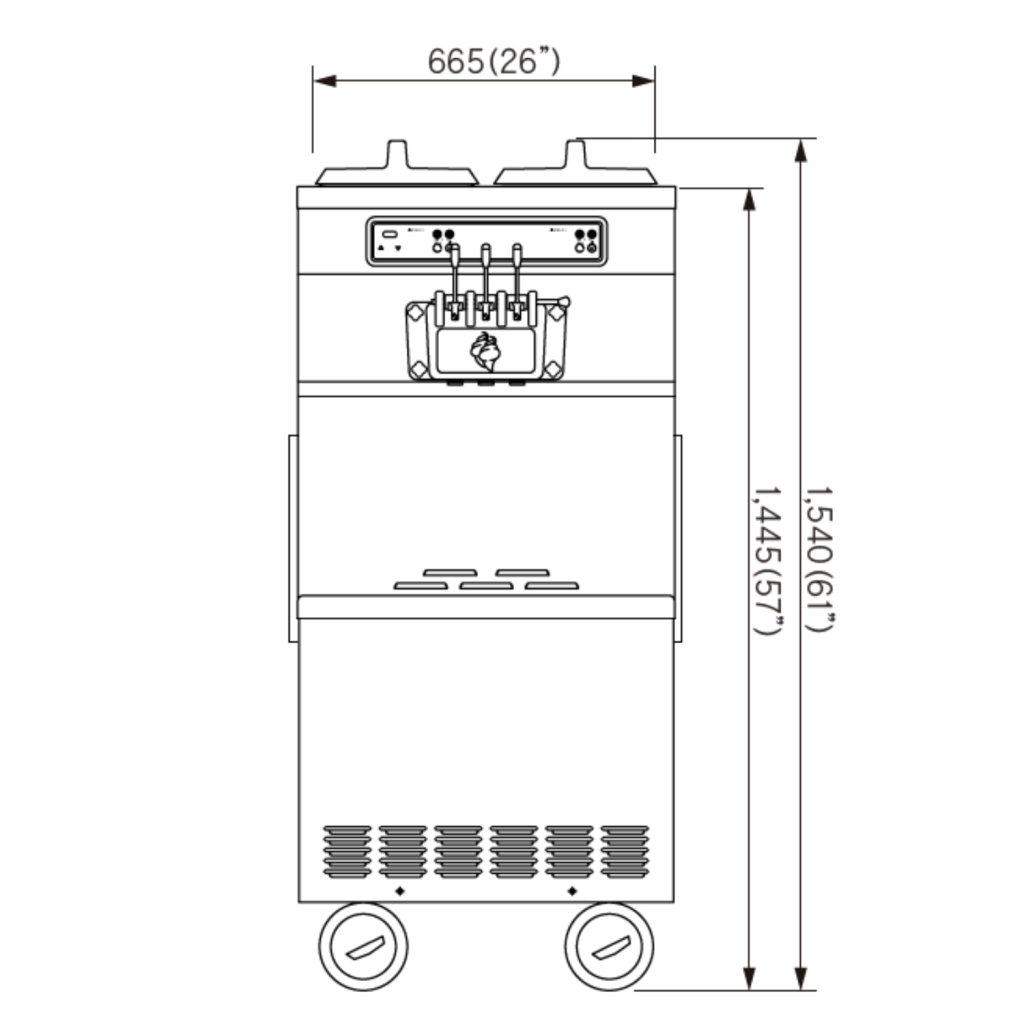 Máquina de Sorvete Profissional ICETRO ISI-303SN - Imagem 2