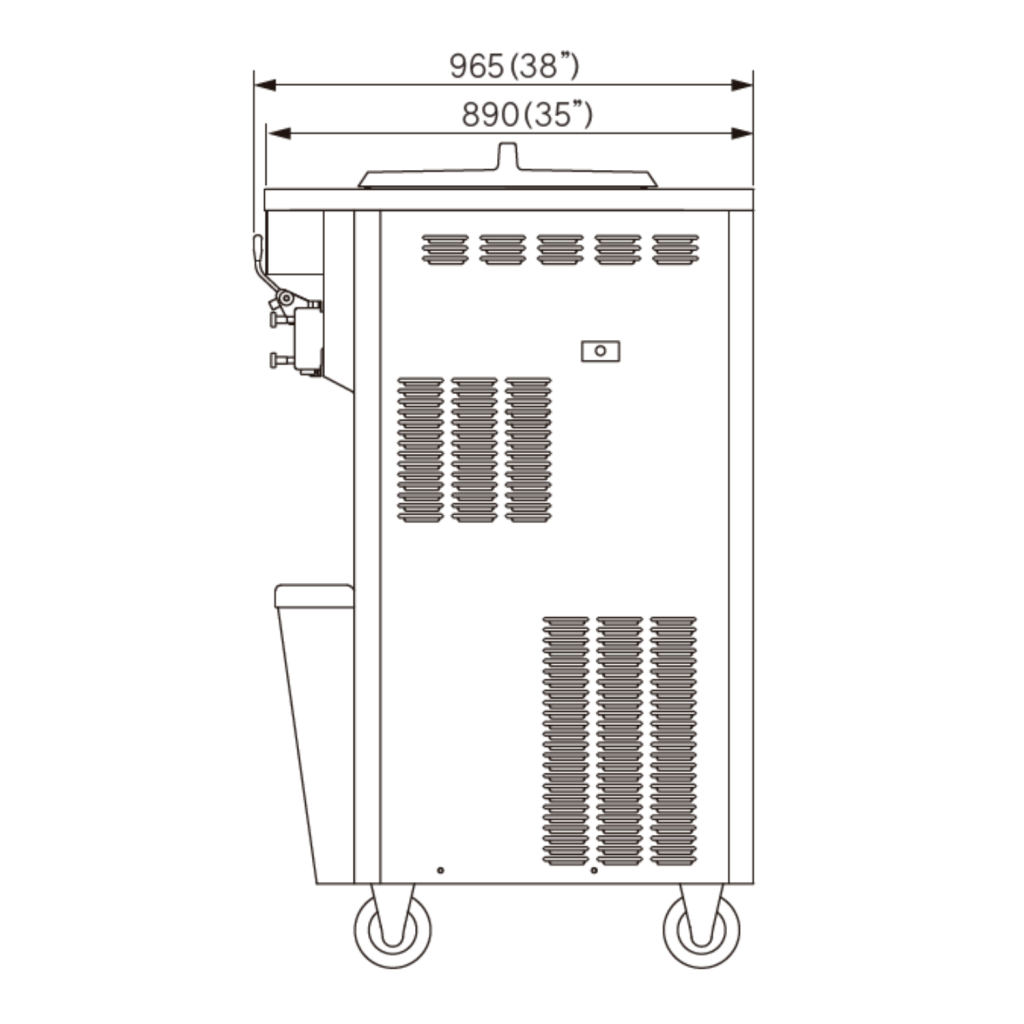 Máquina de Sorvete Profissional ICETRO ISI-303SN - Imagem 3